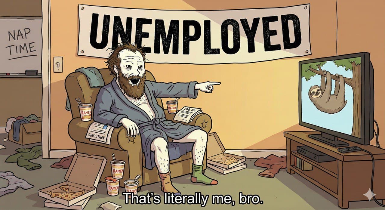 Unemployed meme 26